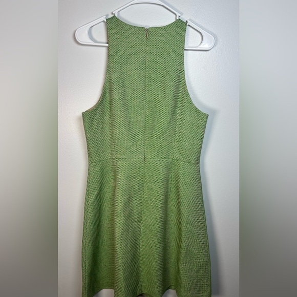 Banana Republic Green Woven Tweed like Dress Size 10 - Picture 3 of 10